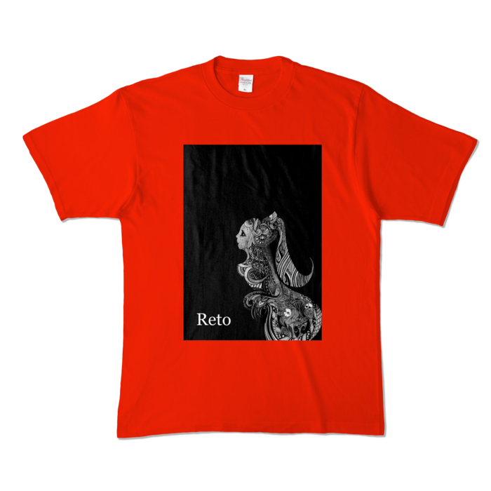 カラーTシャツ - XL - レッド (濃色)