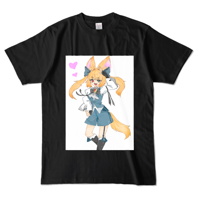 カラーTシャツ - L - ブラック (濃色)