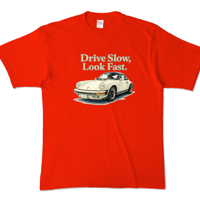 カラーTシャツ - XL - レッド (濃色)