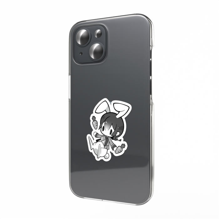 スマホステッカー うさぎ - 縦