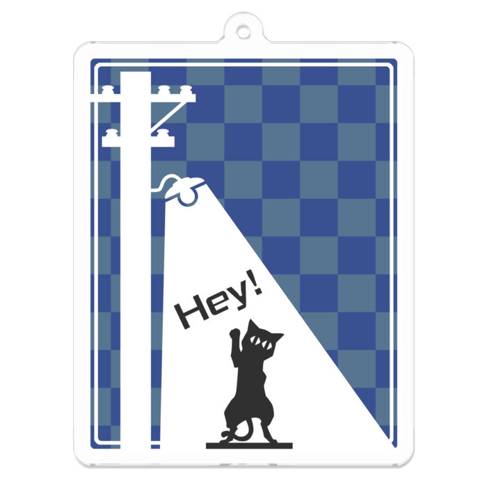 アクリルキーホルダー - 70 x 70 (mm)