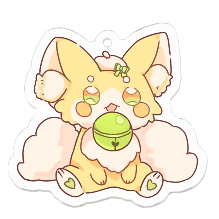 アクリルキーホルダー - 50 x 50 (mm)