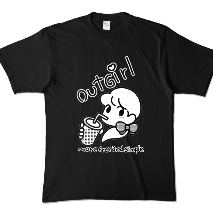 カラーTシャツ - XL - ブラック (濃色)