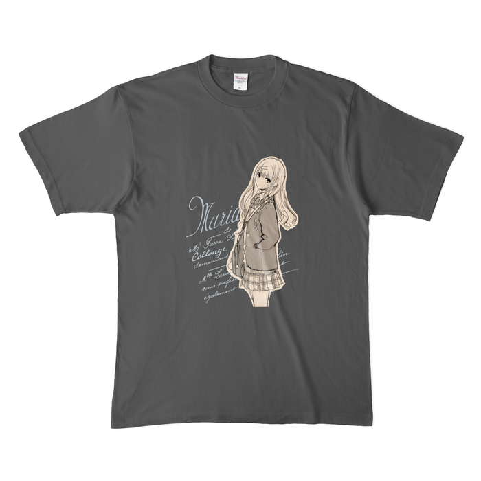 カラーTシャツ(濃色) - XL - チャコール
