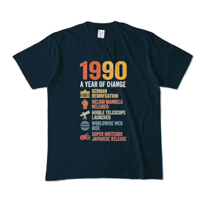 カラーTシャツ - M - ネイビー (濃色)