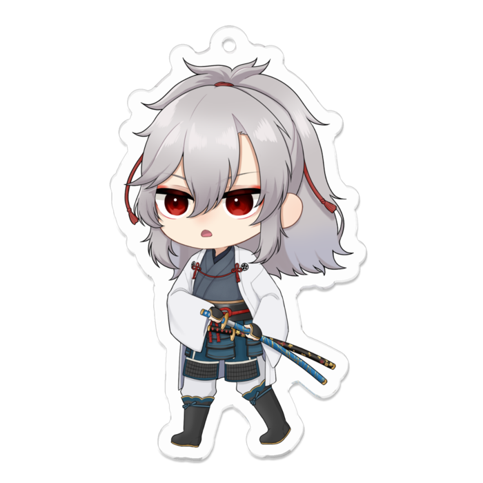 ちびカグラかまえver - 70 x 70 (mm)