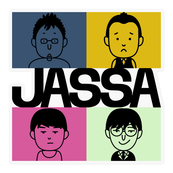 JASSAクリアステッカー - 100 x 100 (mm)(1)
