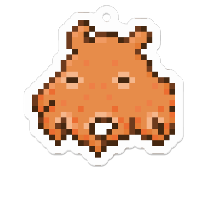 アクリルキーホルダー - 50 x 50 (mm)