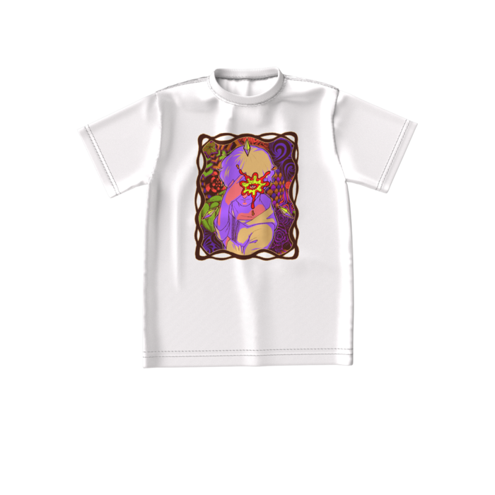 ビッグシルエットTシャツ - S - 正面 - ホワイト