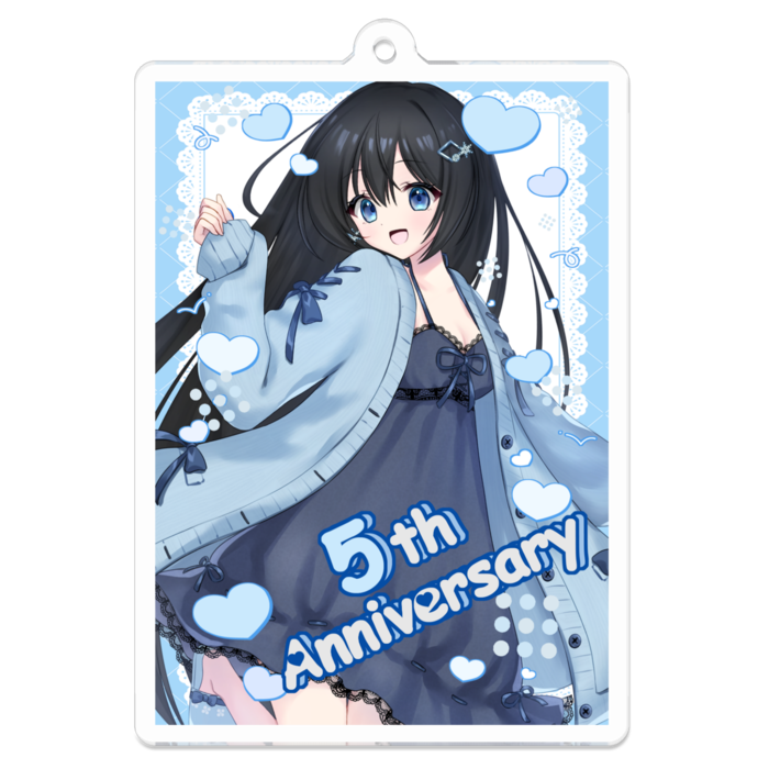 アクリルキーホルダー - 70 x 70 (mm)