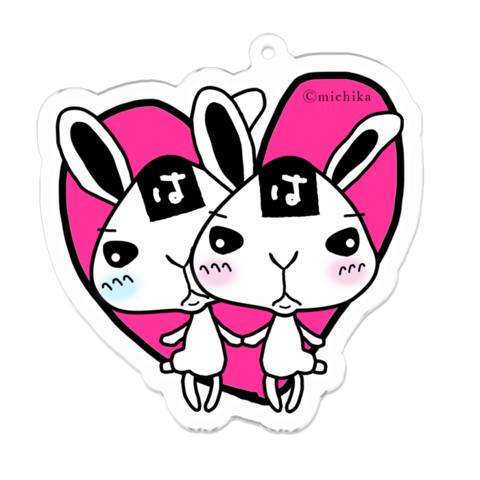 アクリルキーホルダー - 70 x 70 (mm)