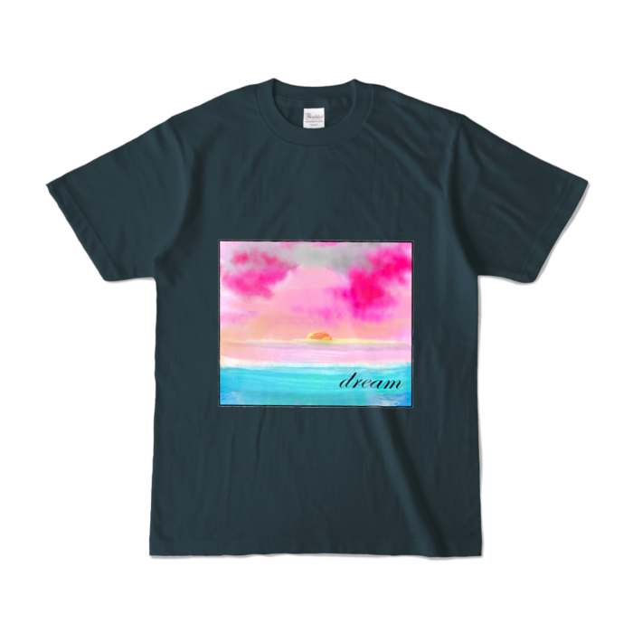 カラーTシャツ - S - デニム (濃色)
