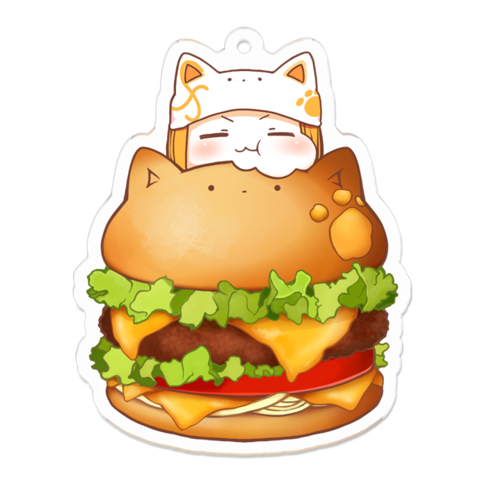 アクリルキーホルダー - 70 x 70 (mm)