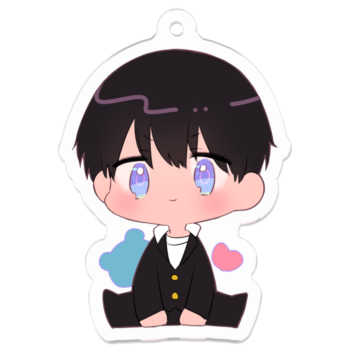 アクリルキーホルダー - 50 x 50 (mm)