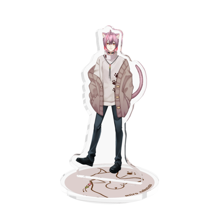 アクリルフィギュア - 70x70mm 帽子無しB