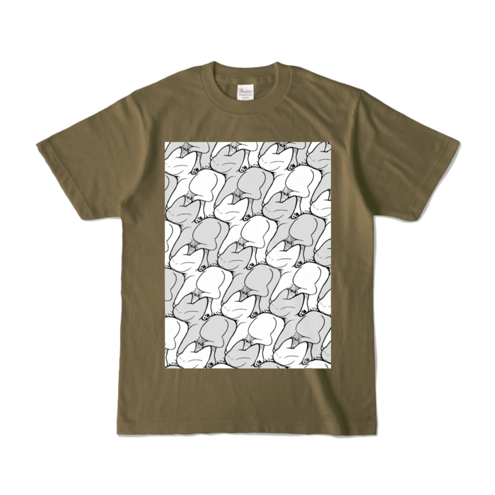 カラーTシャツ - S - オリーブ (濃色)