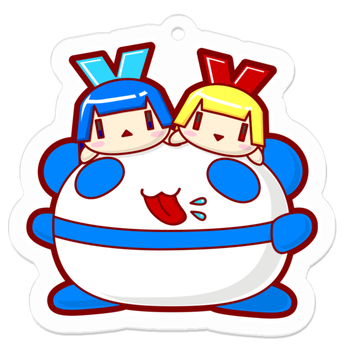 アクリルキーホルダー - 50 x 50 (mm)