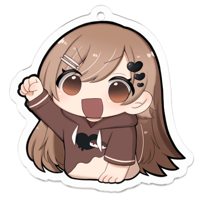 アクリルキーホルダー - 50 x 50 (mm)