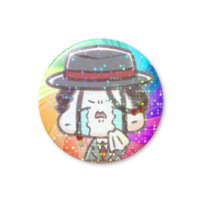 ホログラム缶バッジ 　C- 32mm