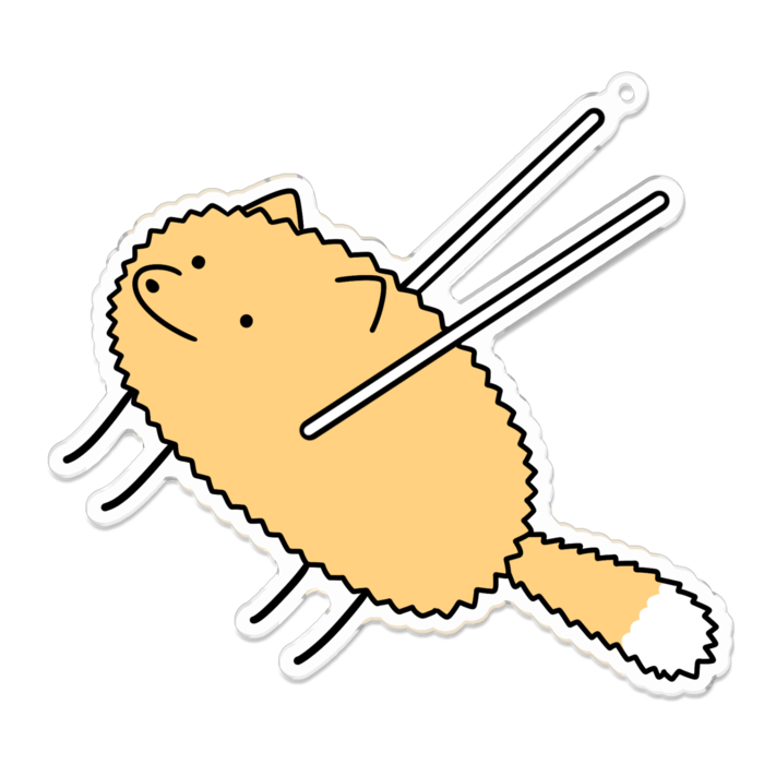 アクリルキーホルダー - 100 x 100 (mm)