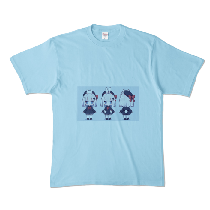 カラーTシャツ - XL - ライトブルー (淡色)