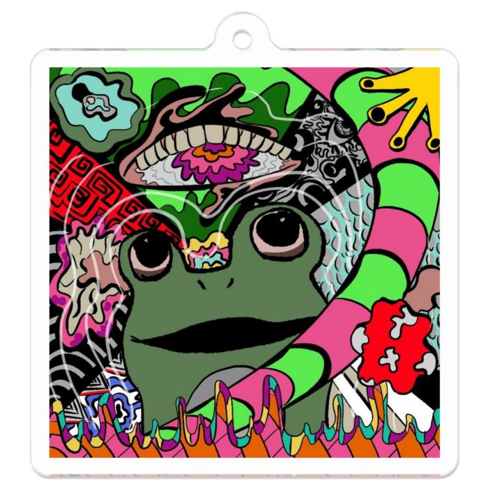 アクリルキーホルダー - 50 x 50 (mm)
