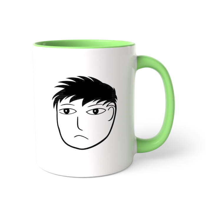 ツートンカラーマグカップ - 直径 8.2cm / 高さ 9.5cm