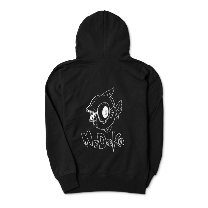 ジップパーカー - S - 背面