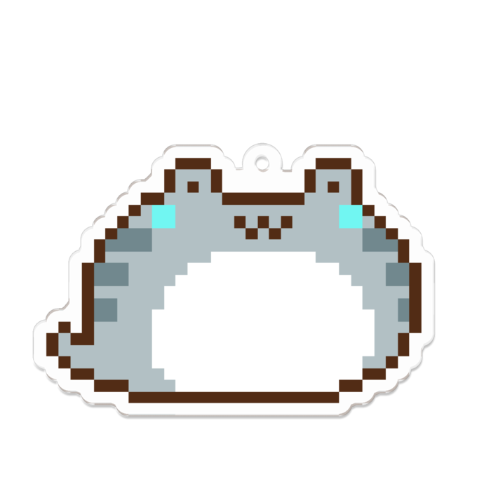 鯖トラ - 70 x 70 (mm)