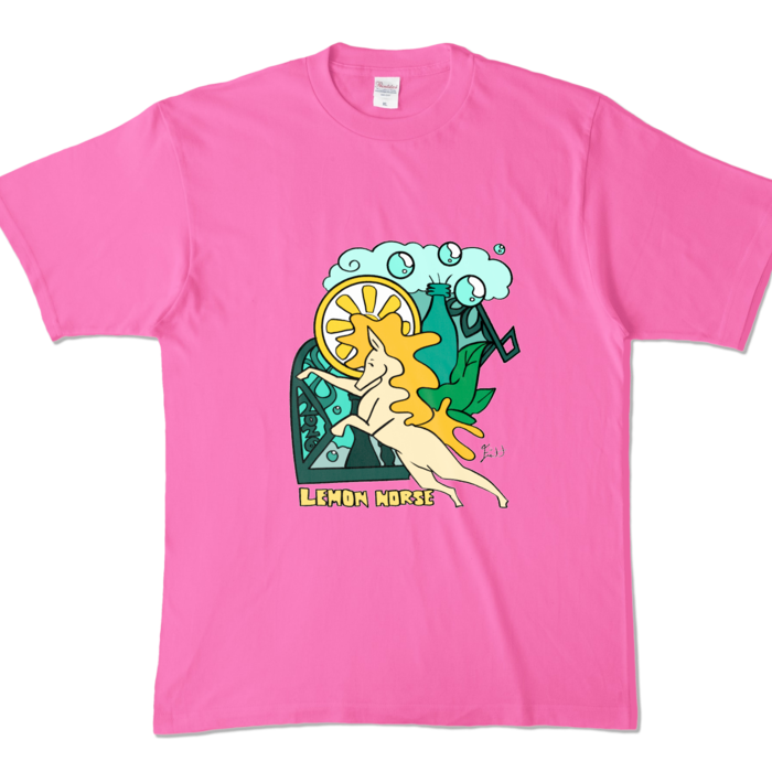 カラーTシャツ - XL - ピンク (濃色)