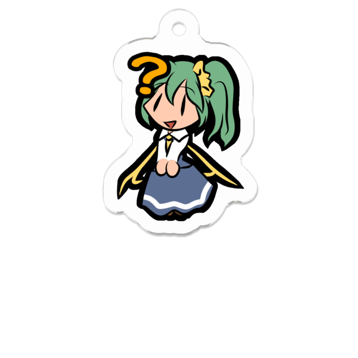 アクリルキーホルダー（コーティング） - 50 x 50 (mm)