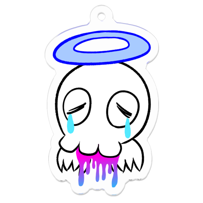 アクリルキーホルダー - 50 x 50 (mm)