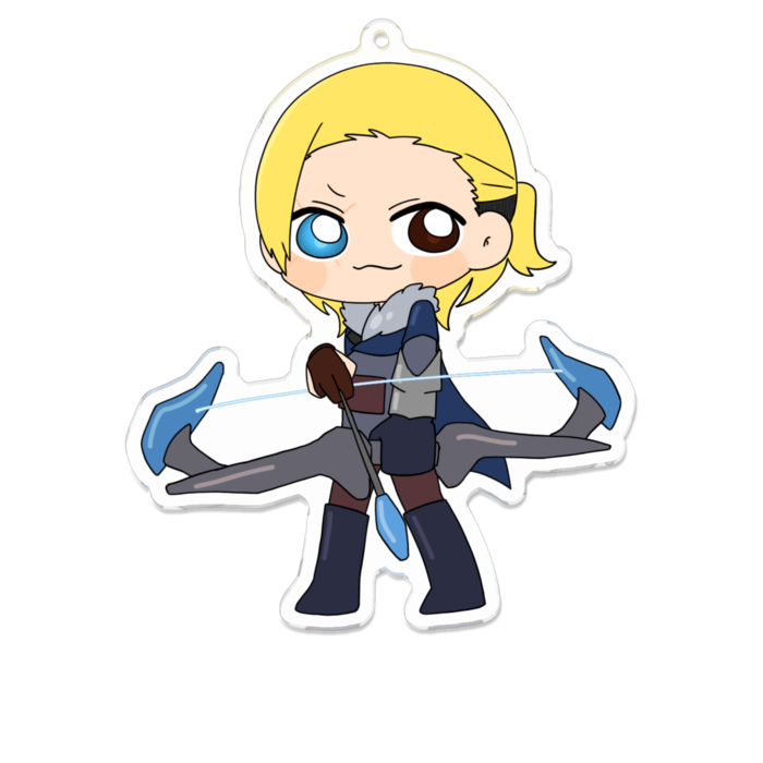 アクリルキーホルダー - 100 x 100 (mm)