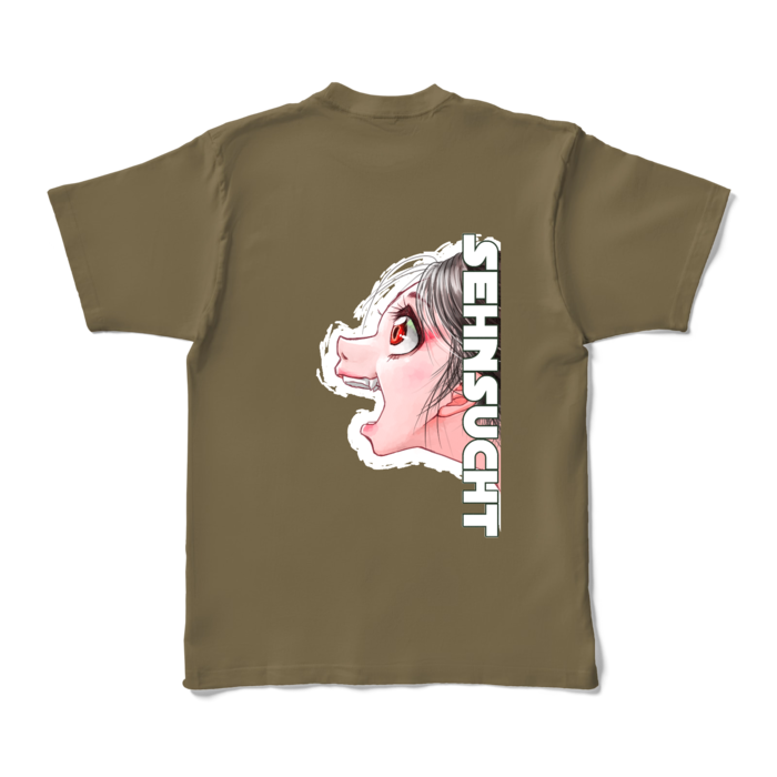 カラーTシャツ - XL - オリーブ (濃色)