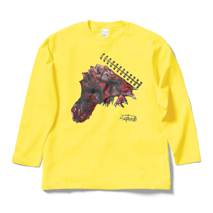 ロングスリーブTシャツ - L - イエロー