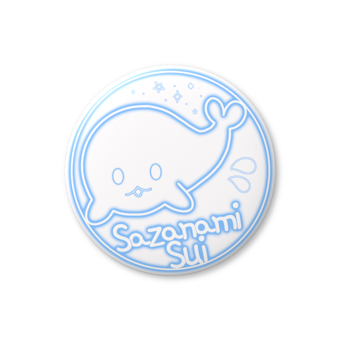 缶バッジ（白） - 56mm