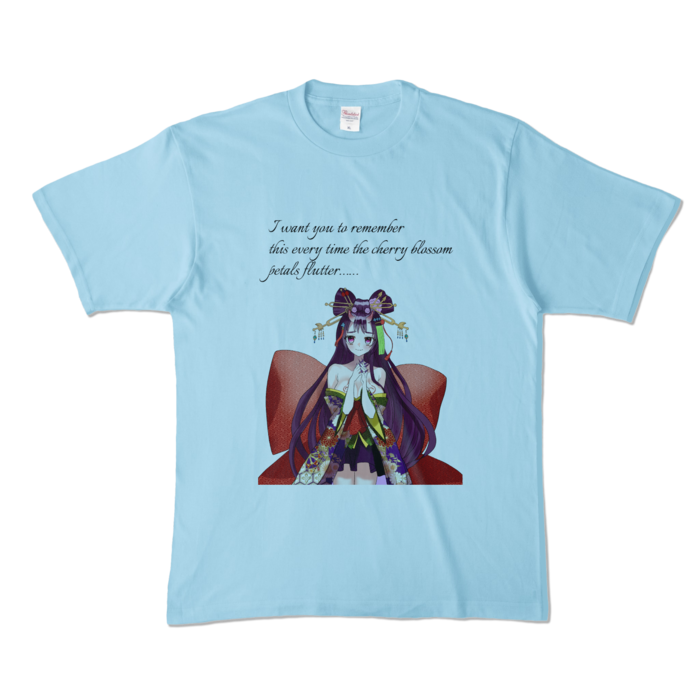 カラーTシャツ - XL - ライトブルー (淡色)