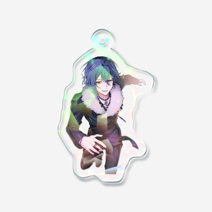 ホログラムアクリルキーホルダー - 50 × 50mm