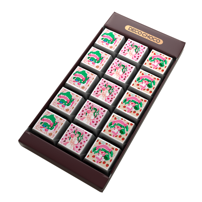 DECOチョコ - 列ごとにデザイン