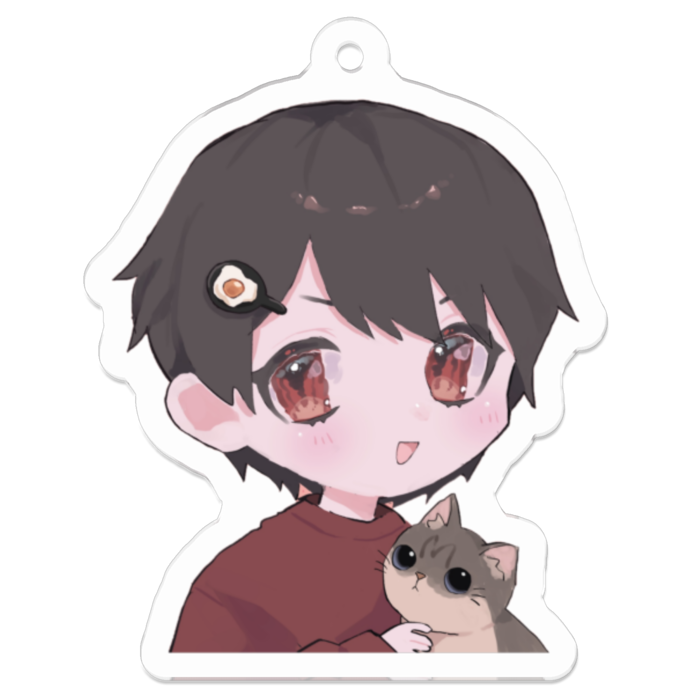 アクリルキーホルダー - 50 x 50 (mm)