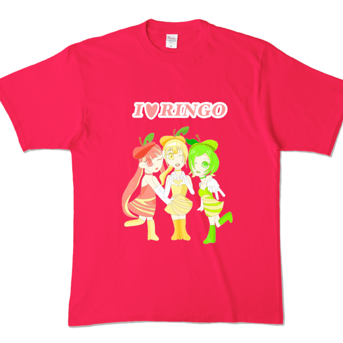 カラーTシャツ - XL - ホットピンク (濃色)