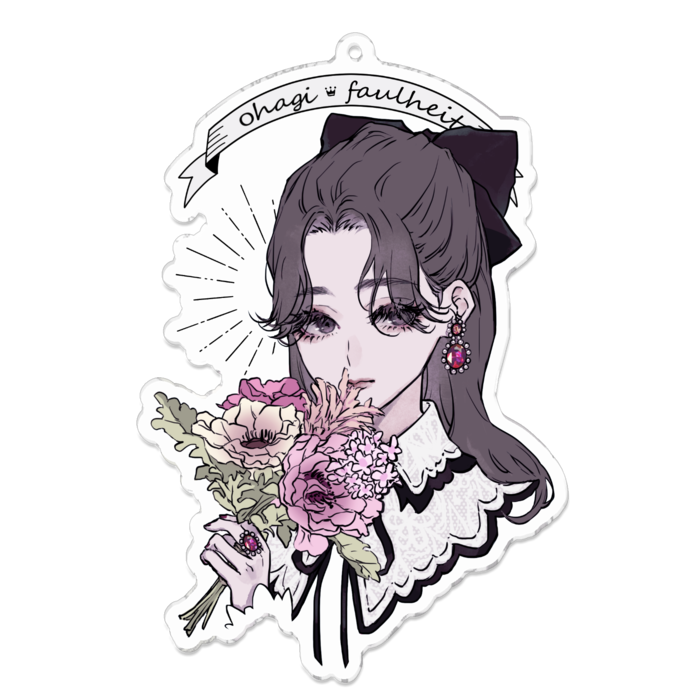 Ribbon アクリルキーホルダー Faulheit Booth