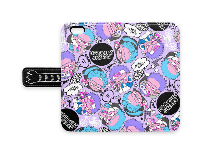 手帳型iPhoneケース - iPhone 6 / 6s - ストラップ穴 あり