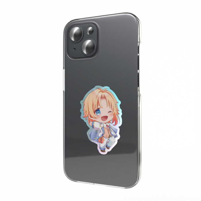 オーロラスマホステッカー - 縦