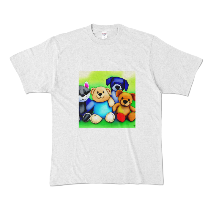 カラーTシャツ - XL - アッシュ (淡色)
