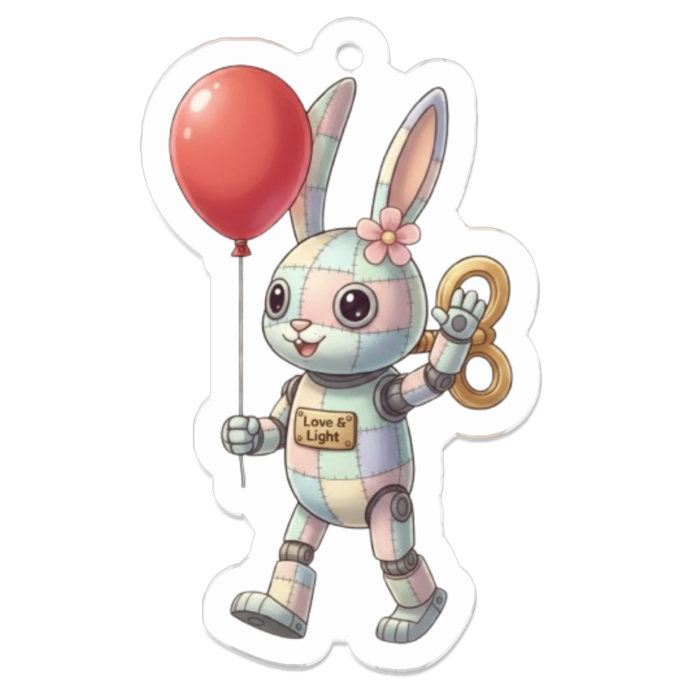 アクリルキーホルダー - 50 x 50 (mm)