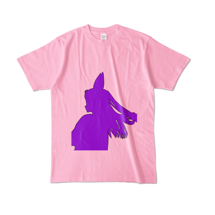 カラーTシャツ - L - ピーチ (淡色)