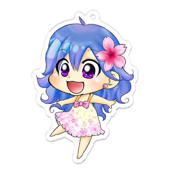 アクリルキーホルダー - 70 x 70 (mm)