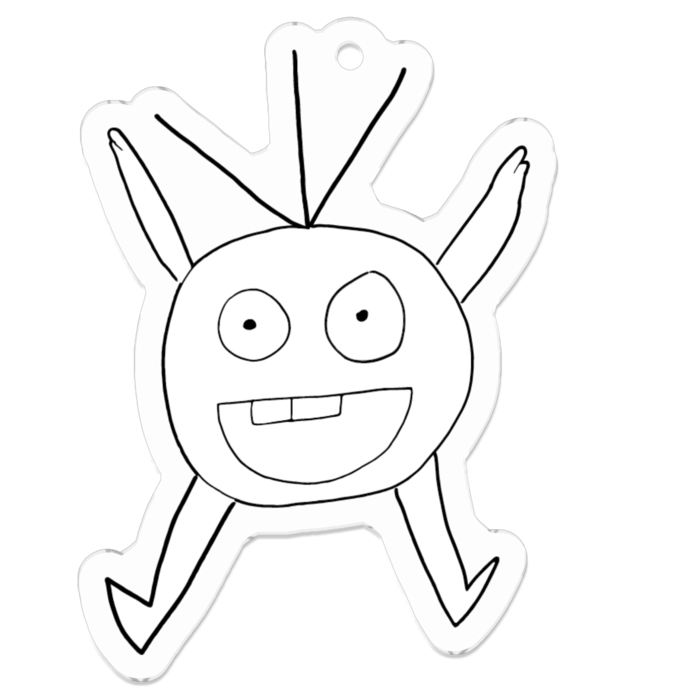 アクリルキーホルダー - 50 x 50 (mm)