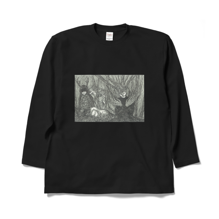 ロングスリーブTシャツ - XL - ブラック